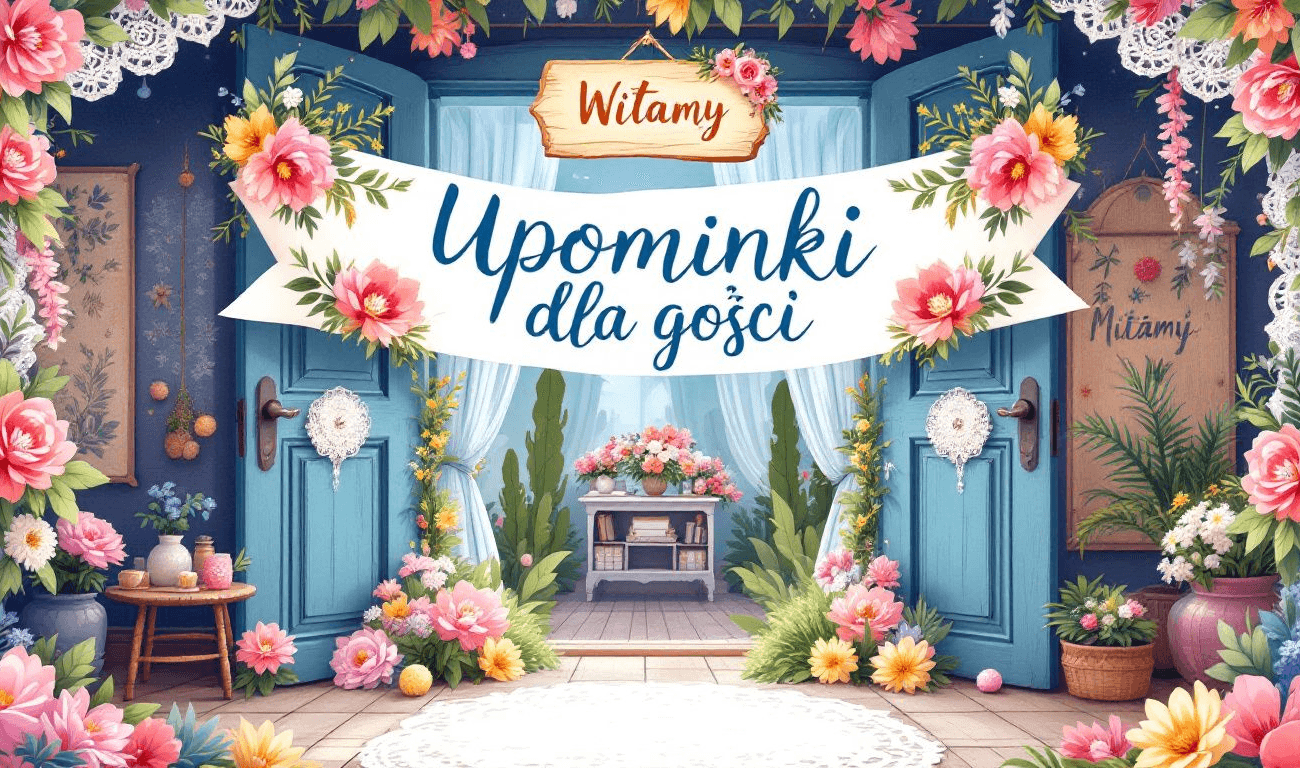 Upominki dla gości DIY na weselu.