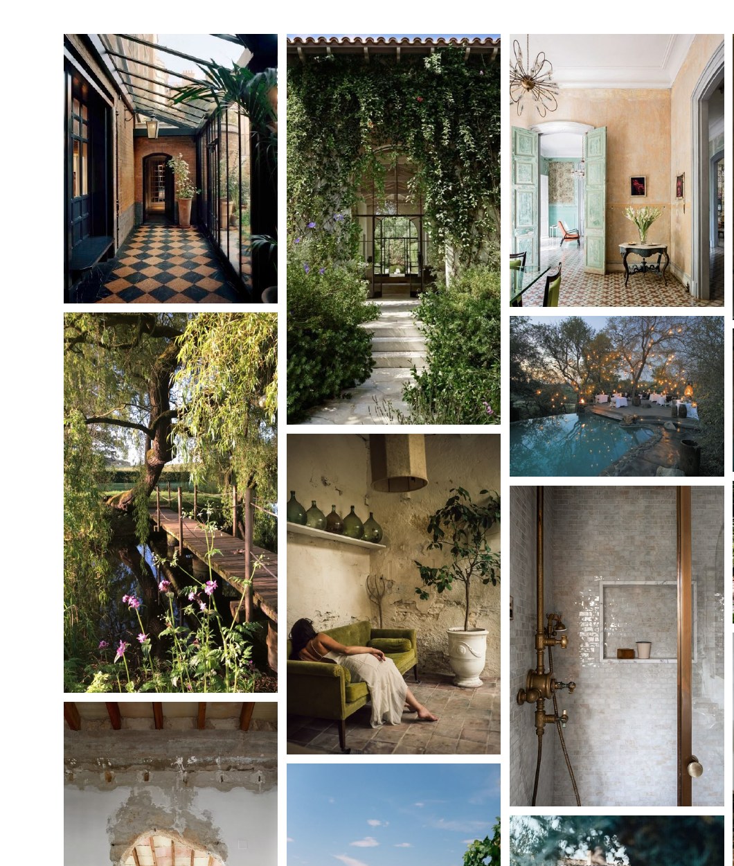 Moodboard Cicha23 Heritage &mdash; wnętrza, ogr&oacute;d i naturalne materiały