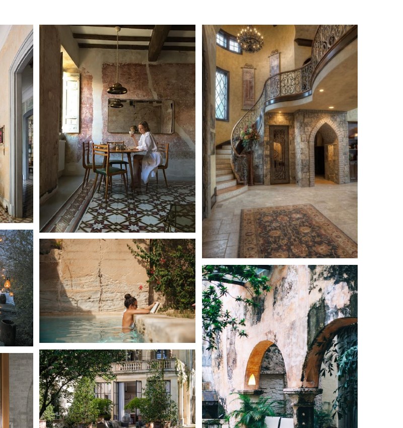 Moodboard Cicha23 Heritage &mdash; patynowane wnętrza i historyczne detale