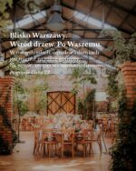 Wyobraźcie sobie salę, do kt&oacute;rej wchodzicie pierwszy raz i już wiecie - to tu. Drewniane stoły, ciepłe światło i przestrzeń, kt&oacute;ra pomieści 150 os&oacute;b, a mimo to nie traci nic z kameralności. Tak zaczyna się większość historii, kt&oacute;re potem opowiadamy przez lata.

#cicha23 #miejsceanawesele #weselepodwarszawa #przyjeciapodwarszawa #eventywarszawa

Zanim padnie &ldquo;tak&rdquo;, jest ta chwila - przejście przez tunel z lekkich tkanin i światełek. Kwiaty po bokach, cisza w powietrzu i napięcie, kt&oacute;re czuć w całym ciele. Zapamiętacie ją bardziej niż cokolwiek innego tego dnia.

Rano tu pije się kawę, wieczorem - wino, a przez cały dzień po prostu dobrze się czuje. Drewniany taras otoczony hortensjami i zielenią zaprasza, żeby zwolnić. Czasem to właśnie te chwile między punktami programu zostają w pamięci najdłużej.

Cegła, drewniana więźba nad głową i żyrandol, kt&oacute;ry mieni się nad nakrytym stołem. To połączenie, kt&oacute;re działa niezależnie od pory roku i stylu wesela. Wystarczy dodać kwiaty - resztę już mamy.

Ten domek stoi w samym środku lasu, jakby czekał tylko na Was. Panna młoda szykuje się tu bez pośpiechu, a druhny mają wszystko, czego potrzebują. Kiedy przychodzi czas - wystarczy zejść po schodach i już jesteście na miejscu.

Z g&oacute;ry widać to najlepiej - jak bardzo jesteśmy schowani, a jednocześnie blisko. Dach, drzewa i skrawek trawnika, na kt&oacute;rym dzieje się cała magia. Warszawa jest bliżej, niż większość gości się spodziewa.

Zanim zacznie się impreza, warto ukraść sobie kilka minut tylko dla siebie. Leżak, lampa i las dookoła - nic więcej nie potrzeba. My zawsze znajdujemy taki kąt, nawet w środku największego wesela.

Kiedy zapada zmrok, las zapala się razem z nami. Lampki między drzewami prowadzą gości od stołu do parkietu, a potem już tylko tańczy się do rana. To właśnie o tej porze dnia Cicha pokazuje się z najlepszej strony.

Wystarczy przejść przez te drzwi - reszta wieczoru już na Was czeka. Ciepłe światło, dobra muzyka i ludzie, kt&oacute;rzy naprawdę chcą, żeby ten dzień był wyjątkowy. Napiszcie do nas, a chętnie pokażemy Wam wszystko na żywo.